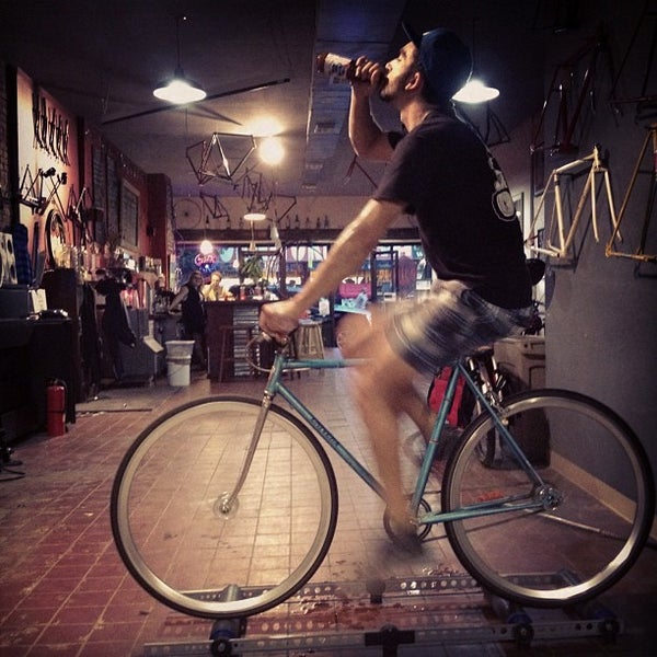 Photo taken at Red Lantern Bicycles by Deco on 9/4/2012