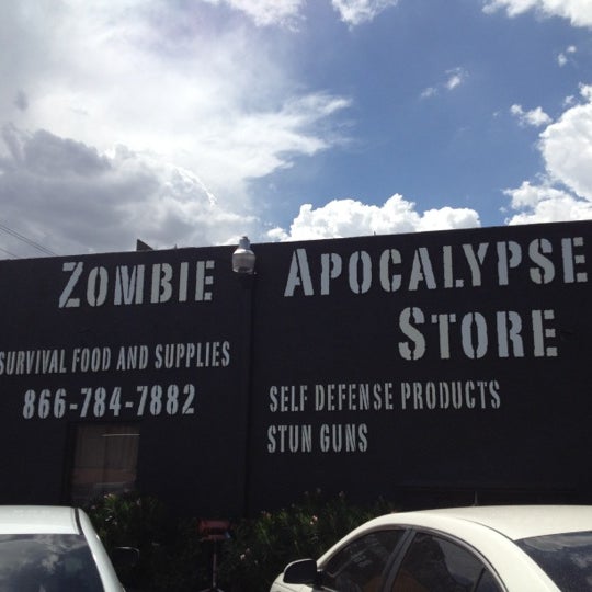 Photo taken at Zombie Apocalypse Store by Stephanie M. on 8/19/2012