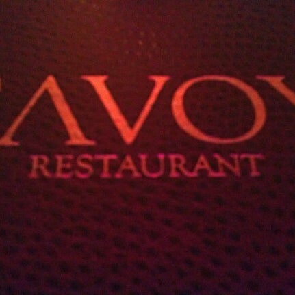 Photo taken at Savoy Restaurant by Marisa B. on 8/18/2012