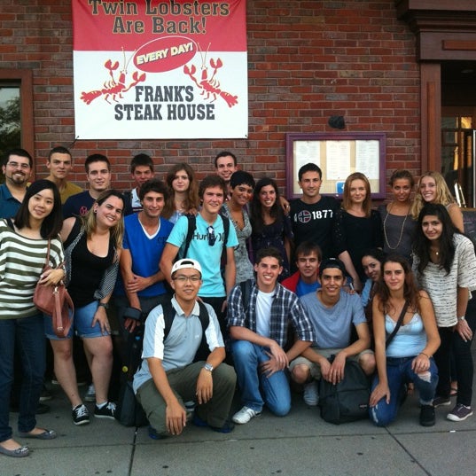 Photo taken at Frank&#39;s Steak House by Timothy V. on 8/2/2012