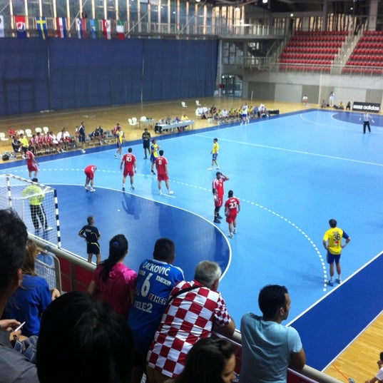 Photo taken at Sportska dvorana Žatika by Michel B. on 7/8/2012