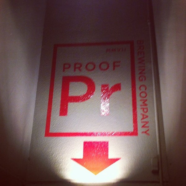 รูปภาพถ่ายที่ Proof Brewing Company โดย Chris H. เมื่อ 7/22/2012