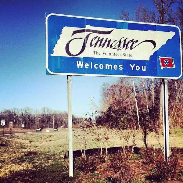 Tennessee-Mississippi State Line