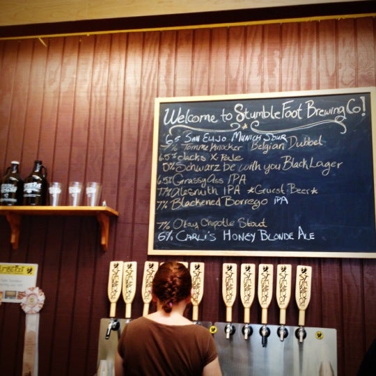 6/23/2012 tarihinde Carol F.ziyaretçi tarafından Stumblefoot Brewing'de çekilen fotoğraf
