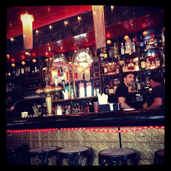 Photo taken at Simone Martini Bar &amp; Cafe by Lauren L. on 4/1/2012