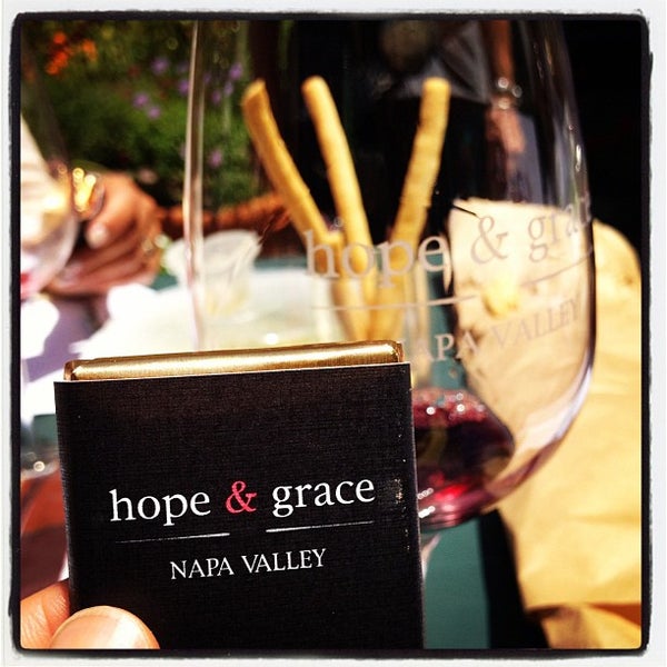 Photo taken at hope &amp; grace Wines by Annie L. on 7/23/2012