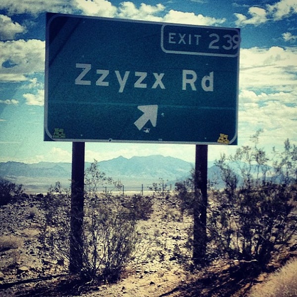 Zzyzx Road Zzyzx Rd