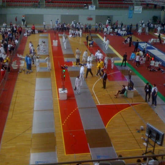Photo taken at Sportska dvorana Žatika by Lara K. on 3/5/2012