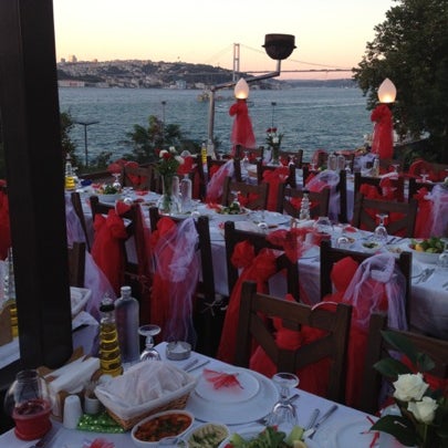 Photo taken at Vira Balık Restaurant by Ahu T. on 8/29/2012
