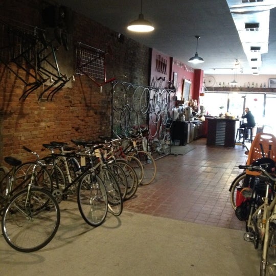Photo taken at Red Lantern Bicycles by Social Media F. on 3/18/2012