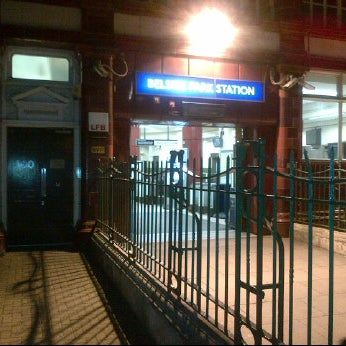 Photo taken at Belsize Park London Underground Station by Steve K. on 2/24/2012
