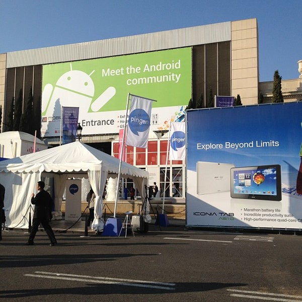 Photo taken at Mobile World Congress 2012 by dorachan on 3/1/2012