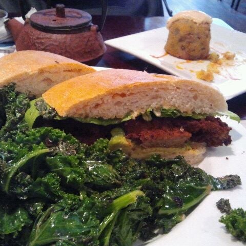 The black eyed pea cake also plus 1 on southern seitsn samdwhich. Those are the only two things you need here