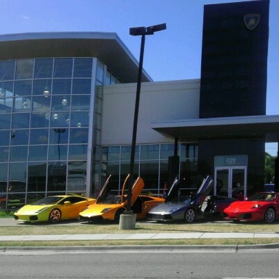 Photo taken at Lamborghini Chicago by Juan U on 6/25/2012