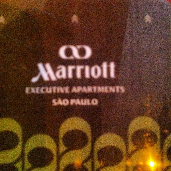Photo taken at Marriott Executive Apartments Sao Paulo by Mauro V. on 8/12/2012