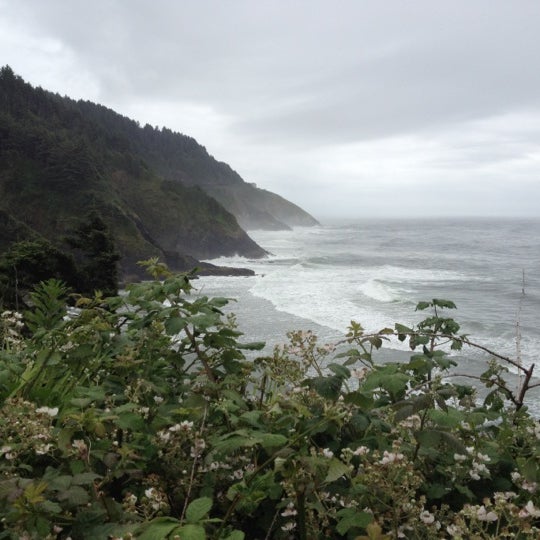 Photo taken at Heceta Lighthouse Bed &amp; Breakfast by Kerwin on 7/18/2012