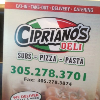 Photo taken at Cipriano&#39;s Pizzeria &amp; Restaurant by Richard C. on 7/27/2012
