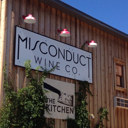Photo taken at Misconduct Wine Co. by Tracey B. on 8/16/2012