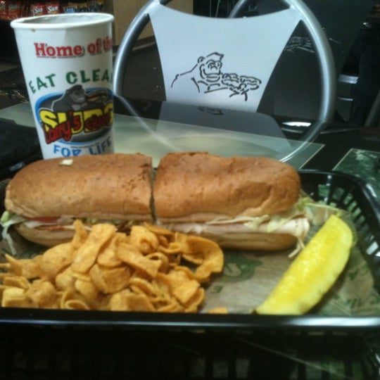 Photo taken at Larry&#39;s Giant Subs by Herb W. on 8/3/2012