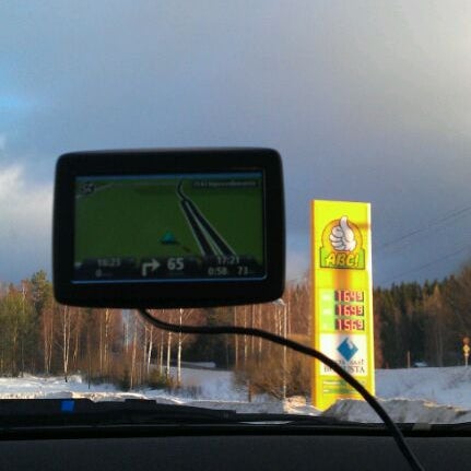 Photo taken at ABC Padasjoki by Samu J. on 3/2/2012