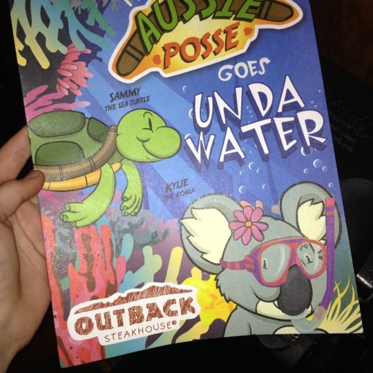 Outback Steakhouse Kids Menu