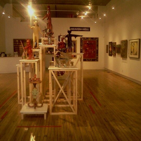 Photo taken at Intuit: The Center For Intuitive And Outsider Art by Christina M. on 4/12/2012