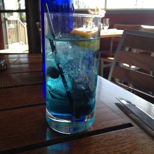 Blue on blue is an amazing drink!