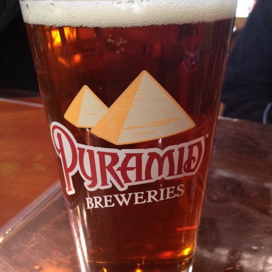 Photo taken at Pyramid Brewery &amp; Alehouse by ian on 3/11/2012