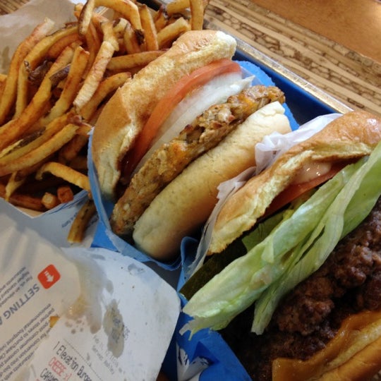 Photo taken at Elevation Burger by Mike on 2/11/2012