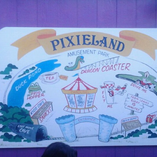 Photo taken at Pixieland Amusement Park by Allan H. on 2/5/2012