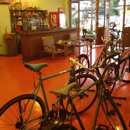Raining Cafe Bike