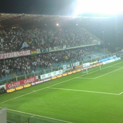 Photo taken at Orogel Stadium Dino Manuzzi by Tamara B. on 8/27/2012