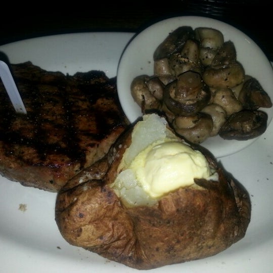 Photo taken at The All American Steakhouse &amp; Sports Theater by Tj M. on 9/9/2012