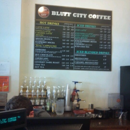 Photo taken at Bluff City Coffee by Jessie V. on 7/15/2012