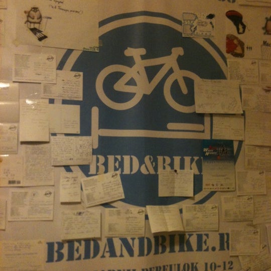 Photo taken at Bed &amp; Bike by Vladimir H. on 3/14/2012