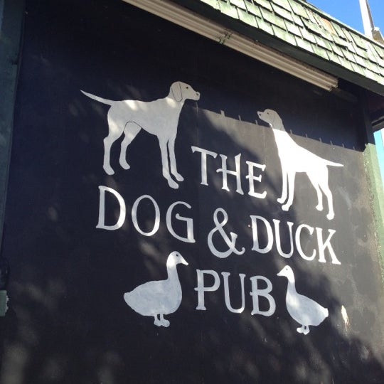 Photo taken at The Dog &amp; Duck Pub by Jen R. on 4/21/2012