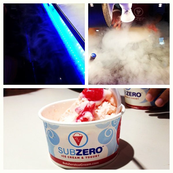 7/23/2012 tarihinde Arianna F.ziyaretçi tarafından Sub Zero Ice Cream &amp; Yogurt'de çekilen fotoğraf