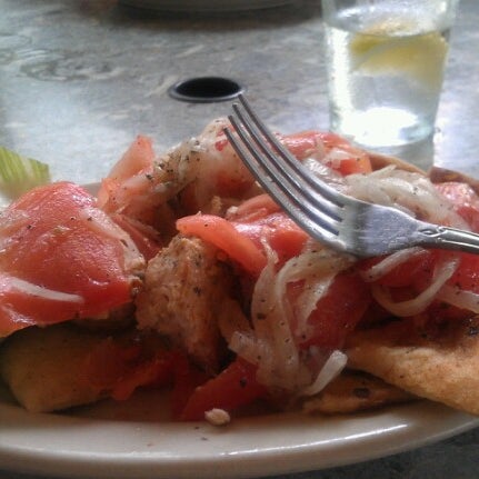 Photo taken at Hellenic Snack Bar &amp; Restaurant by Laura M. on 7/19/2012