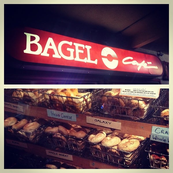Photo taken at Bagel Cafe by Logan M. on 5/27/2012