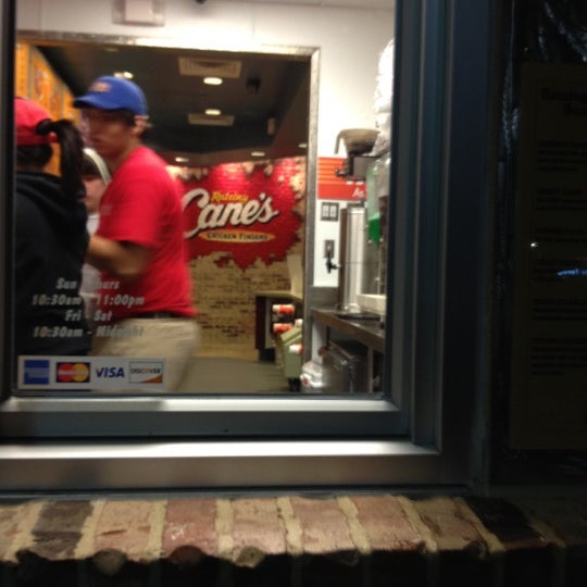 Photo taken at Raising Cane&#39;s Chicken Fingers by Tommy T. on 3/11/2012
