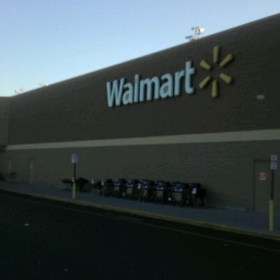 Walmart Supercenter Two Level Storefront Saugus Stock Footage