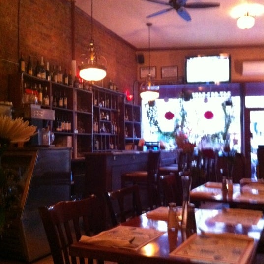 Photo taken at Gino&#39;s Brick Oven Pizza and Trattoria by Rosemarie P. on 2/19/2012
