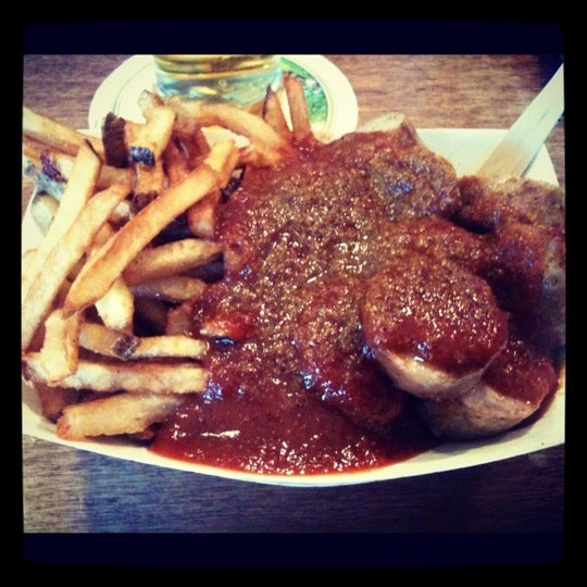Photo taken at Wechsler&#39;s Currywurst by Chelle . on 2/20/2012