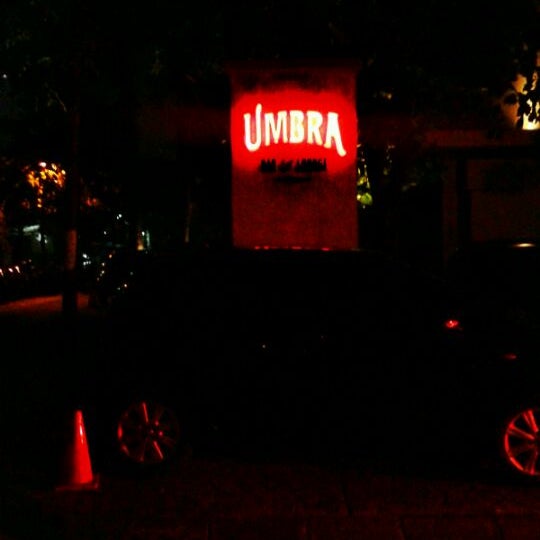 Photo taken at UMBRA Bar &amp; Lounge by Satrio P. on 4/7/2012