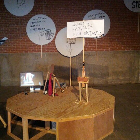 Photo taken at Eyebeam Art + Technology Center by Noah W. on 3/17/2012