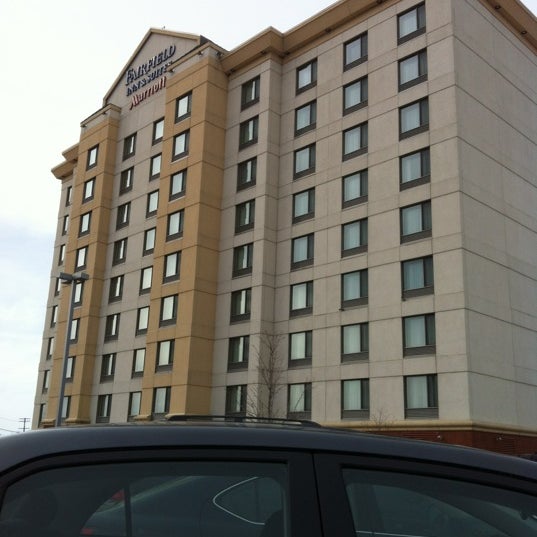 Photo taken at Fairfield Inn &amp; Suites by Marriott Montreal Airport by Eric L. on 2/21/2012