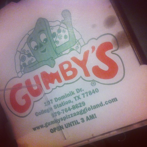 Photo taken at Gumby&#39;s Pizza by ShopBrazos on 7/28/2012