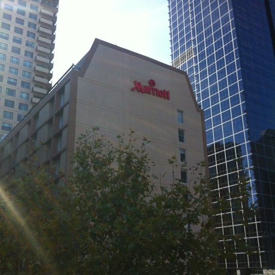Photo taken at Melbourne Marriott Hotel by Elif D. on 4/13/2012