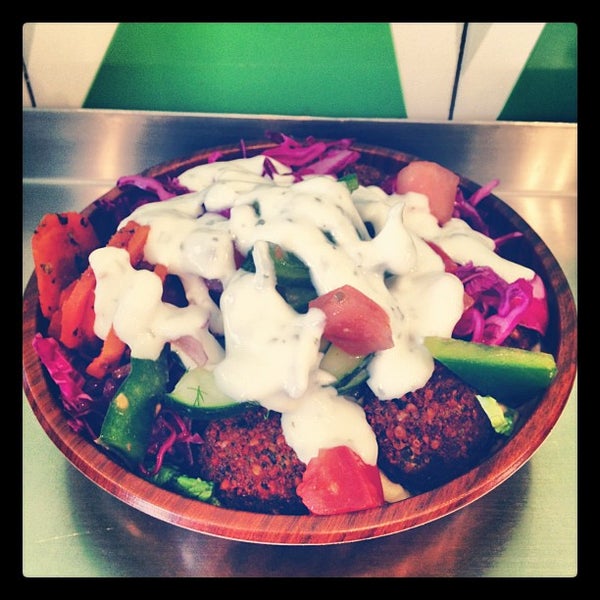 Photo taken at Maoz Vegetarian by Michael S. on 3/3/2012