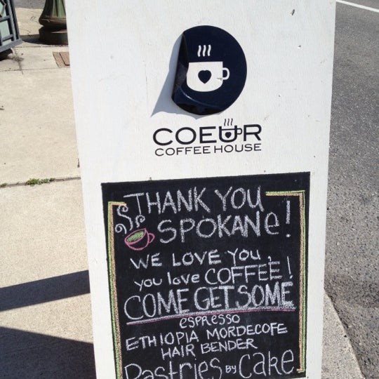 Photo taken at Coeur Coffeehouse by Jack S. on 7/6/2012